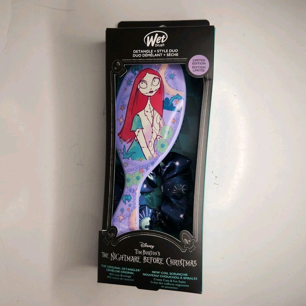 Wet Brush Sally Nightmare Before Christmas Kit Original Detangler & Scrunchie‎